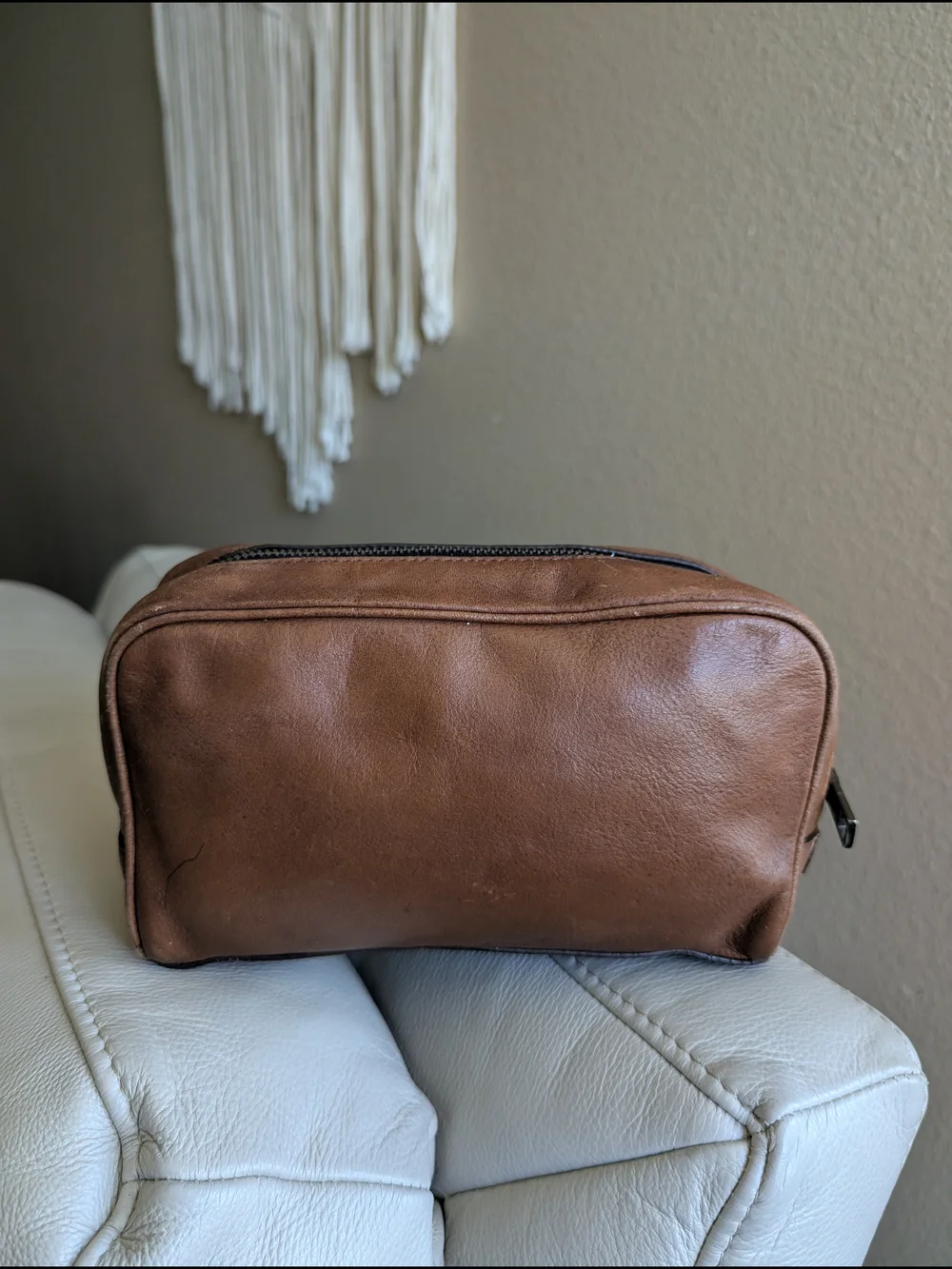 Coach Leather Dopp Kit Travel Kit.